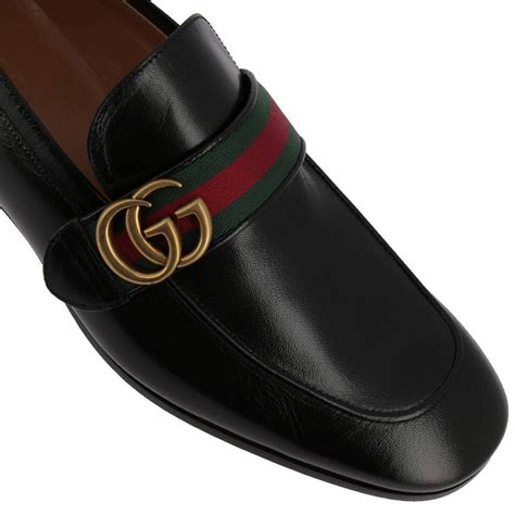 gucci suola cuoio black formal shoes|gucci shoes for men.